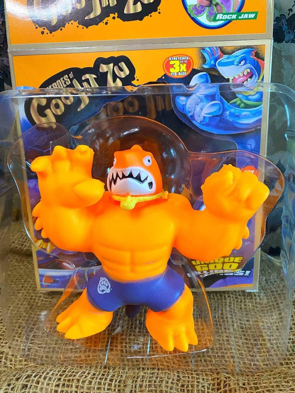 

Гуджитсу воин Траш резиновая игрушка тянучка фигурка Goojitzu Thrash, Разные цвета