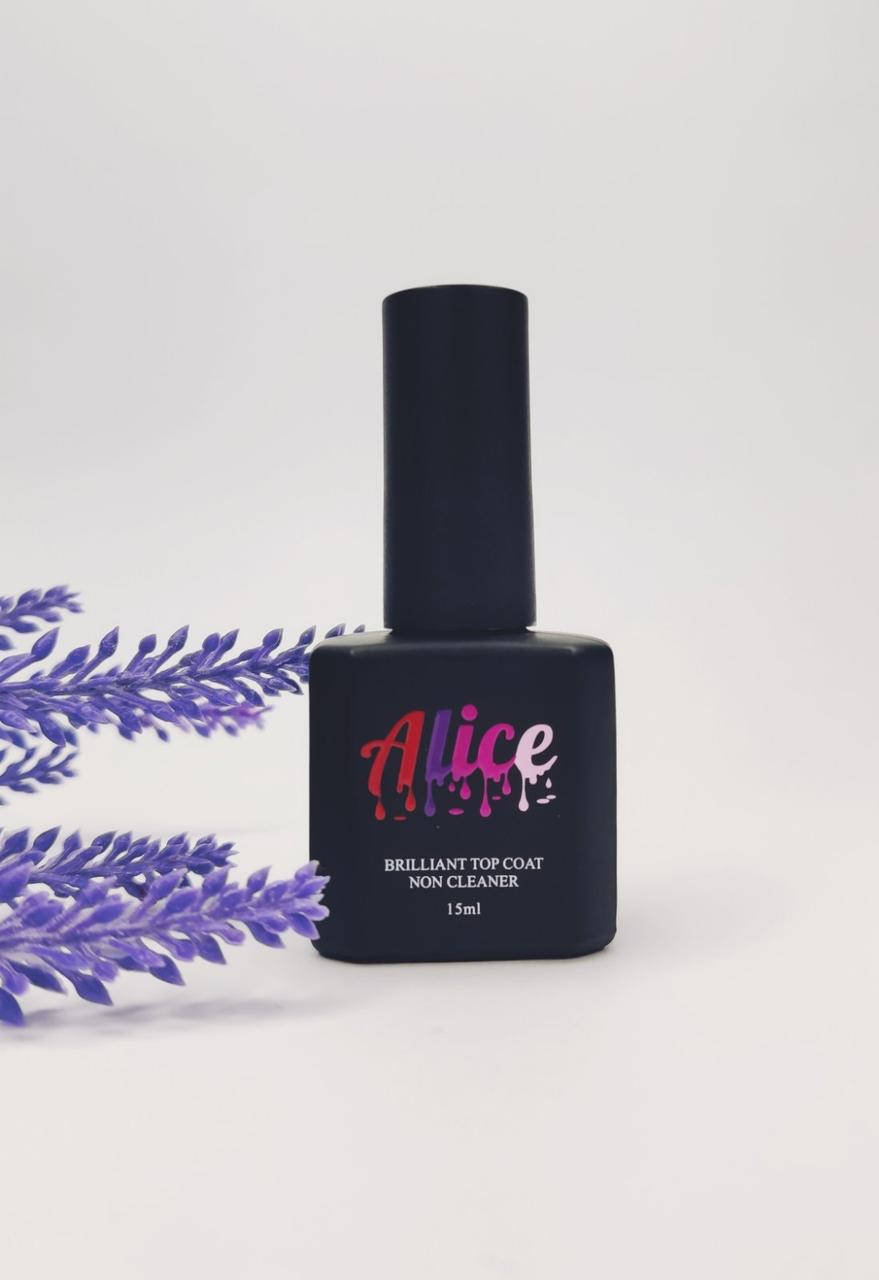 

Глянцевый гипоалергенный топ для гель лака TM Alice 15 мл Brilliant top coat