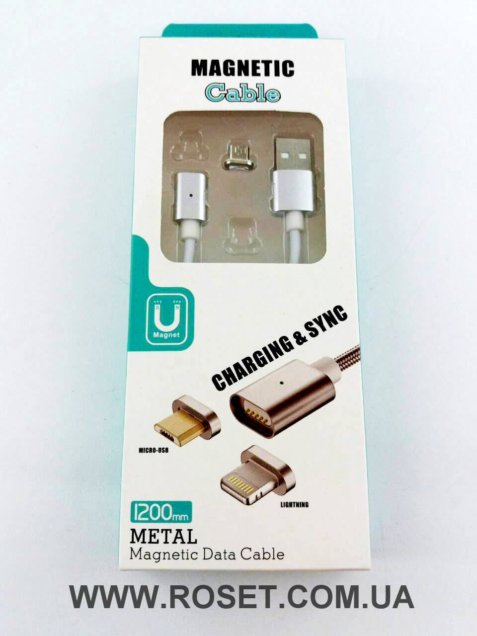 

Магнитный кабель для зарядки IPhone Magnetic Cable (Lightning) 1200 мм 2А, Белый