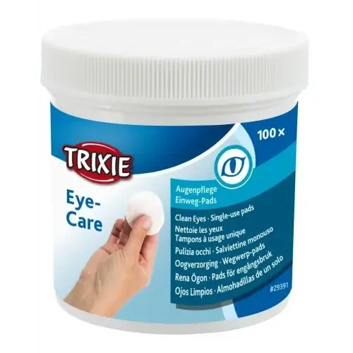 

Одноразовые салфетки для чистки глаз Trixie, 100 шт