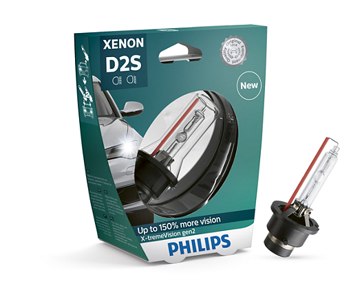 

Ксеноновая лампа PHILIPS 85122XV2S1 D2S 85V 35W P32d-2 X-tremeVision gen2 +150%