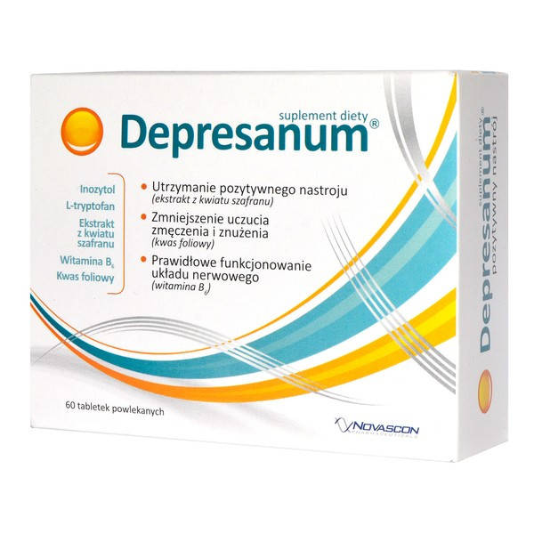 

Depresanum - способствует уменьшению усталости, 60 шт