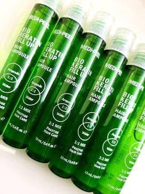 

Укрепляющий филлер для волос с биокератином Medi-Peel Bio Keratin Fill Up Hair Ampoule 13 мл.
