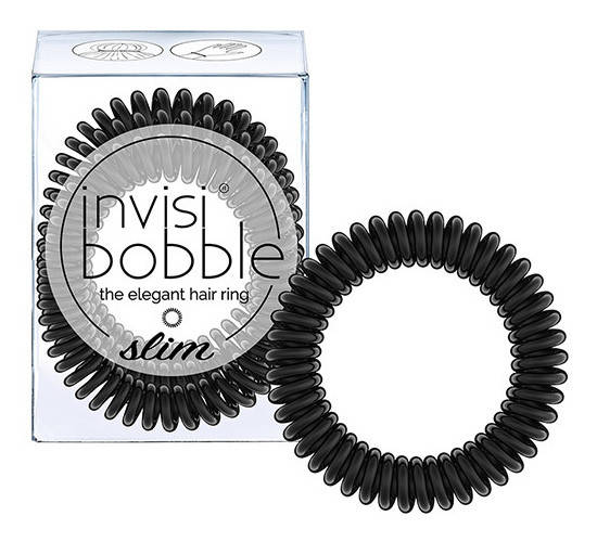 

Резинка-браслет Invisibobble Slim Original True Black (12077Gu), Черный
