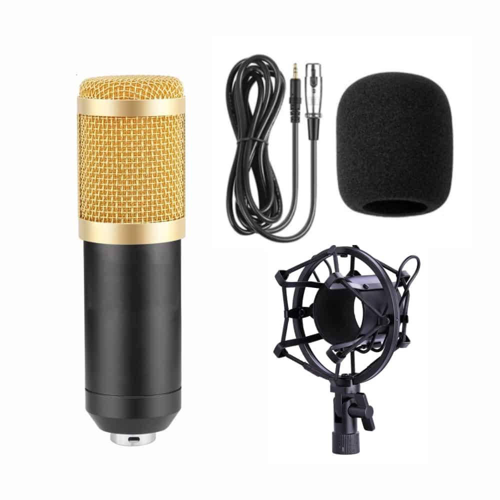 

Студийный микрофон со стойкой. Студийный микрофон Professional Condenser Microphone BM-800