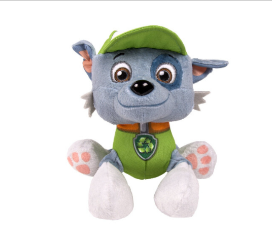 

Мягкая игрушка Spin Master Paw Patrol Щенячий патруль: щенок Рокки 20 см, Разные цвета