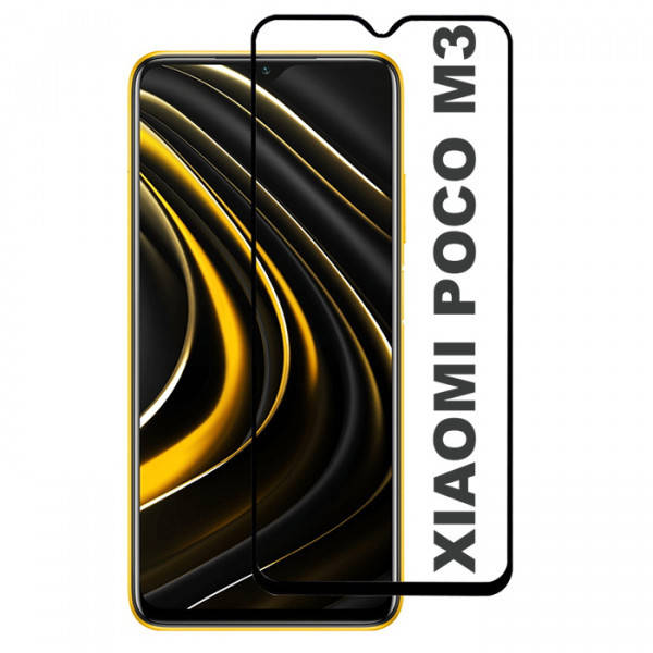 

Защитное стекло 5D Poco M3 скло поко м3