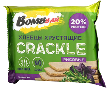 

Хлебцы рисовые Bombbar Прованские Травы (60 грамм)