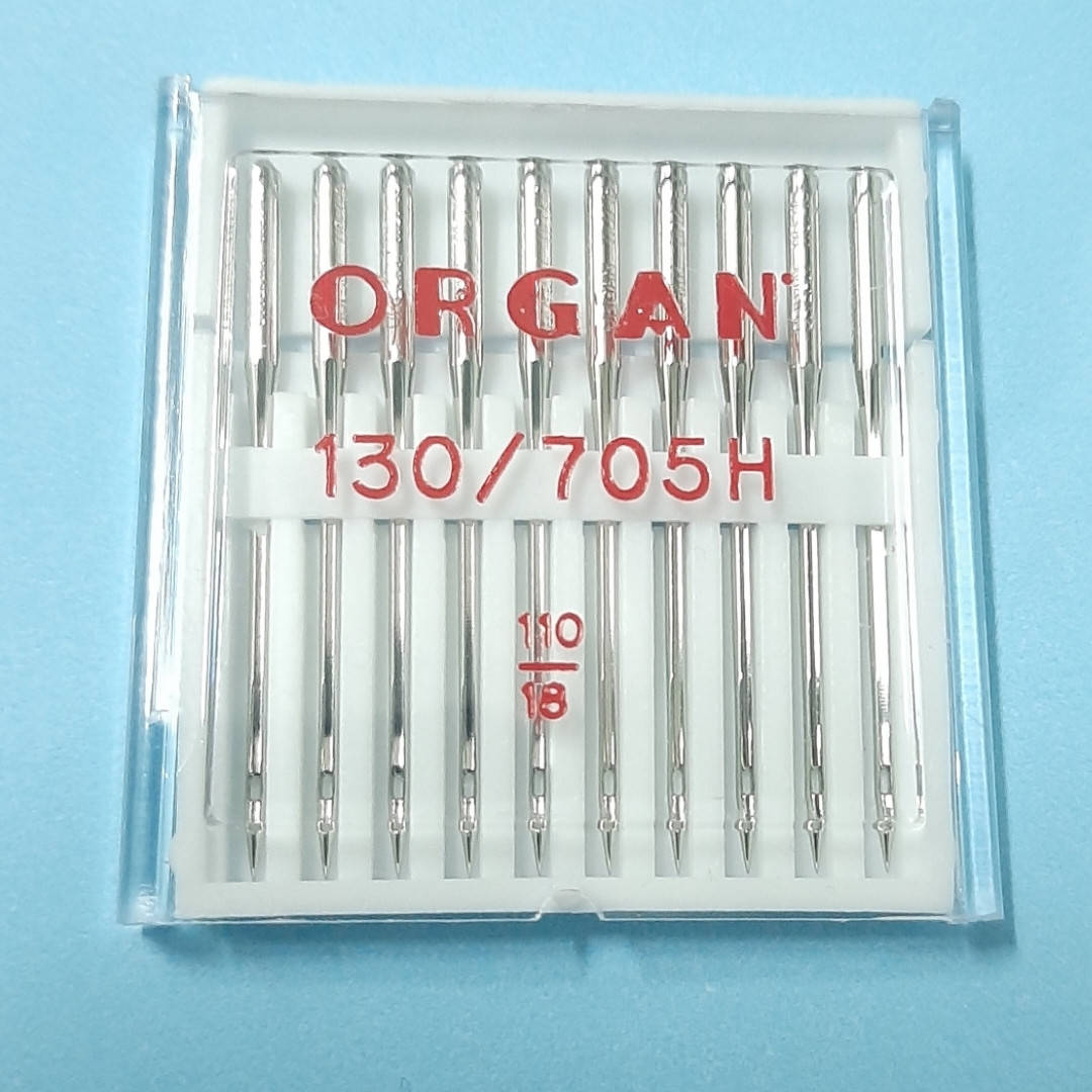 

Иглы Organ nedles универсальные 130/705H 15×1 №110 (10 шт)