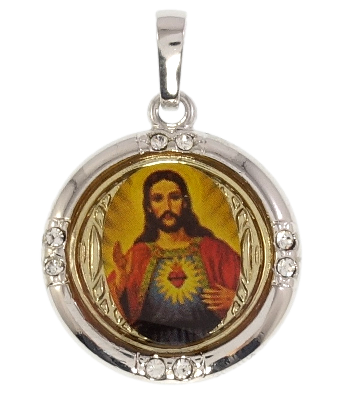 

Кулон Xuping Родий "Винтажная Ладанка Иисус Христос"