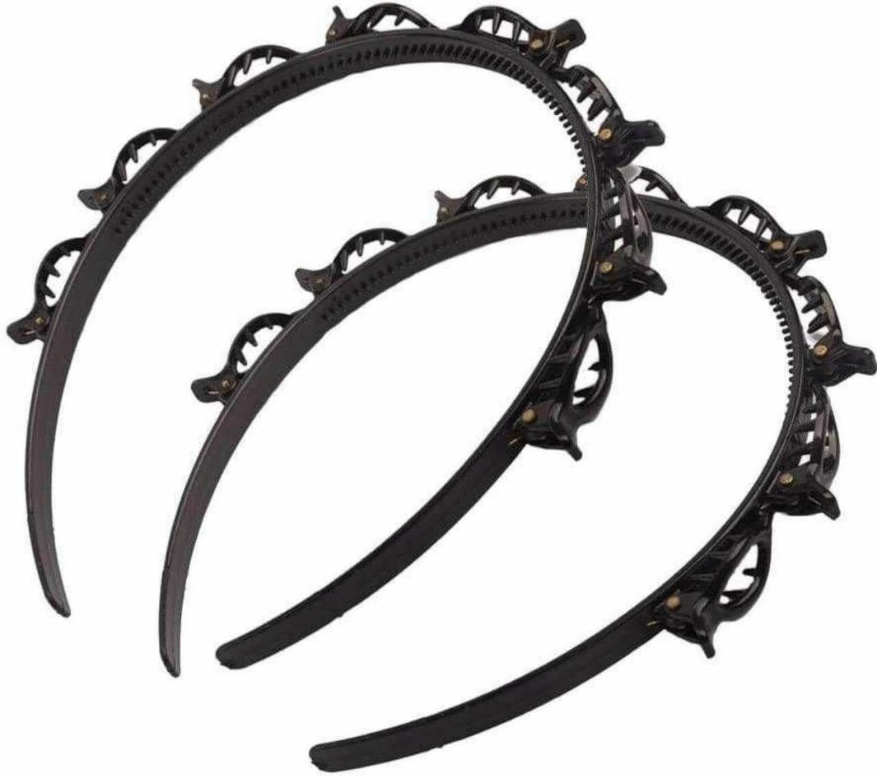 

Обруч с заколками для фиксации волос Wisp Air Weave, черный