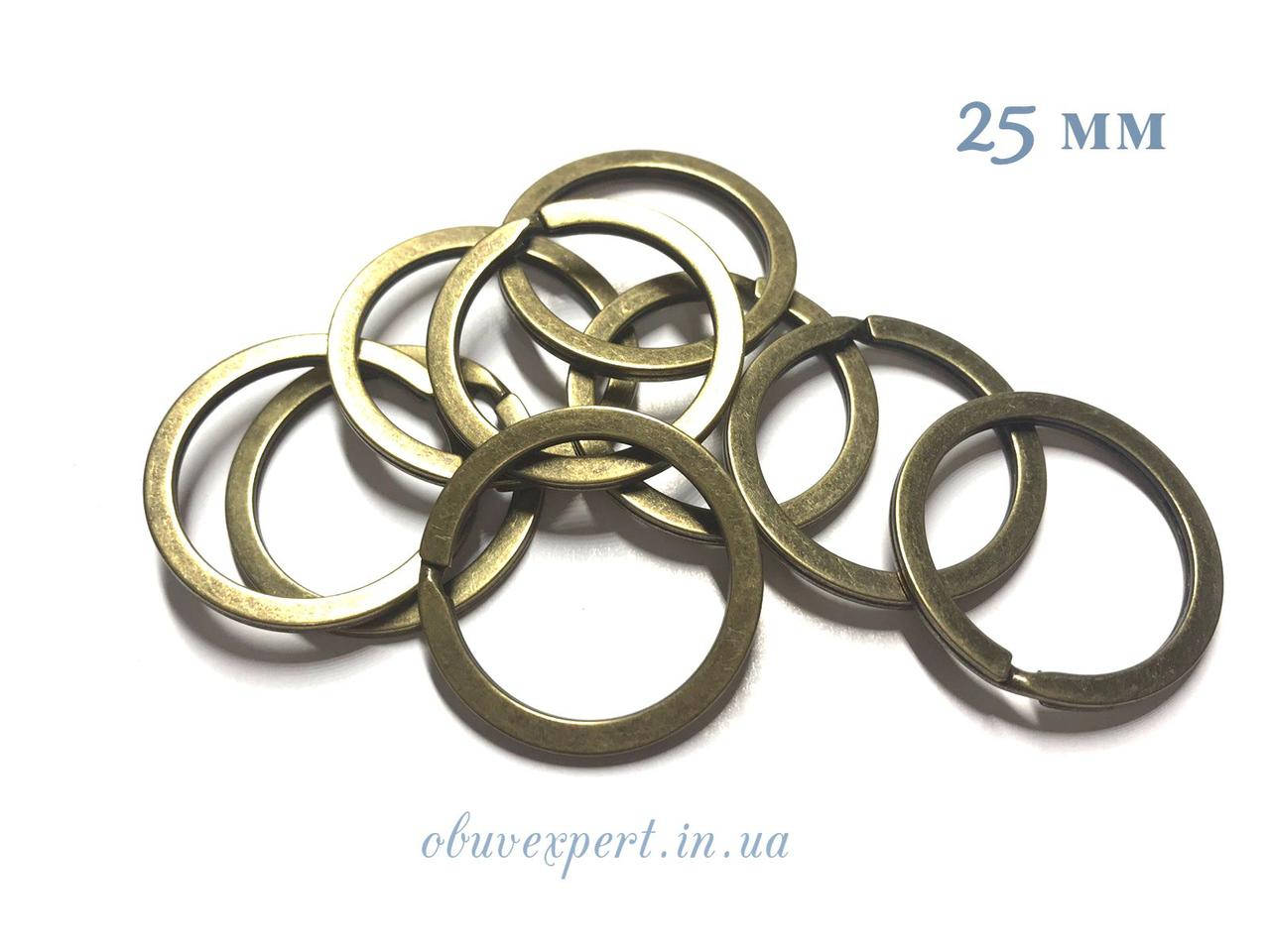 

Кільце ключне плоске 2*25 мм Антик (20 шт)