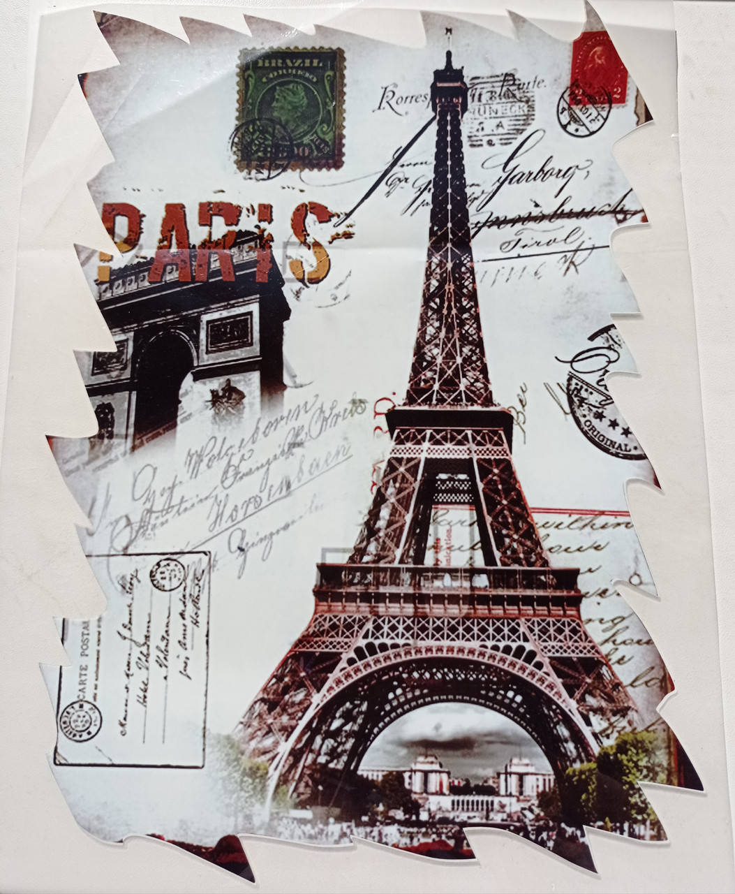 

Термонаклейка накатка Париж, размер 30*20 см