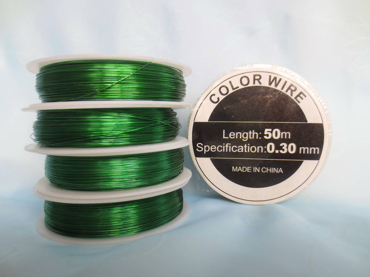 

Флористическая проволока 0,3 мм, 50 м, цвет зеленый