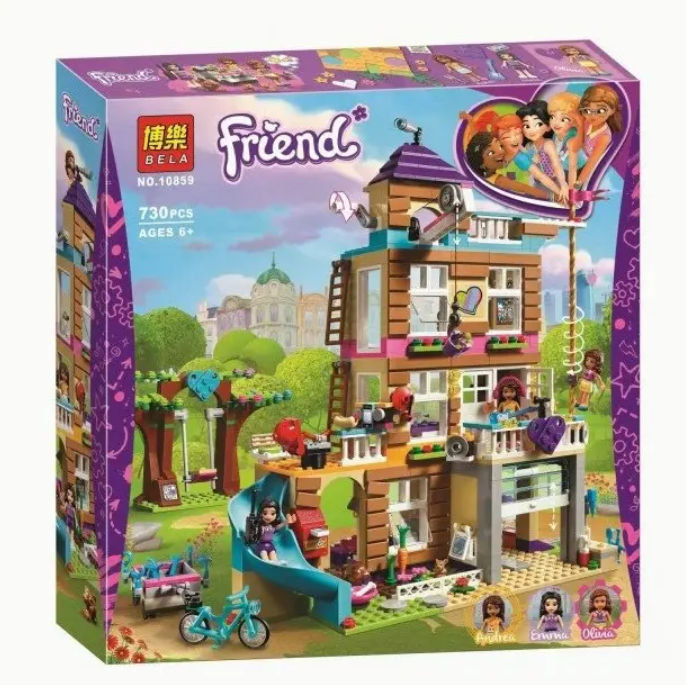 

КОНСТРУКТОР BELA "FRIENDS" (10859) ДОМ ДРУЖБЫ, 730 ДЕТАЛЕЙ