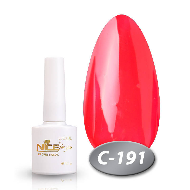 

Гель-лак Nice for you Cool C-191 клюква 8,5 мл
