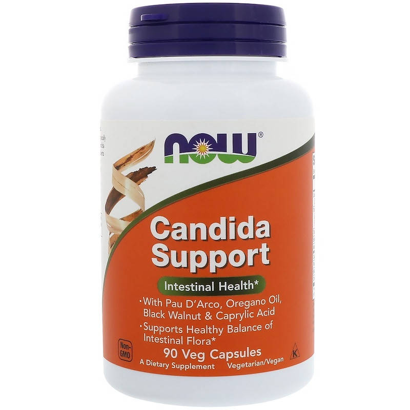 

Now Foods Candida Support Противокандидное средство 90 растительных капсул