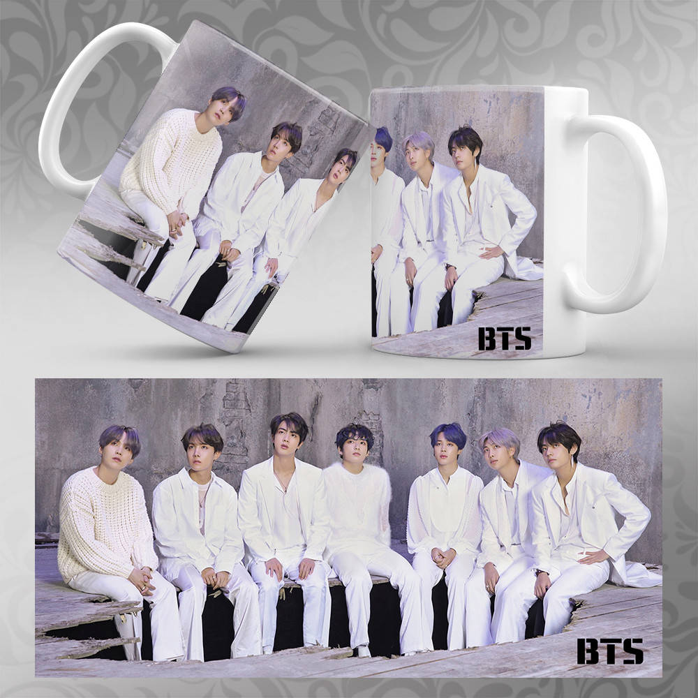 

Чашка K-Pop BTS 155, Белый