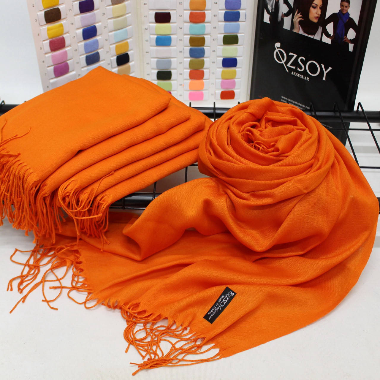 

Шарф палантин Ozsoy "Луїза" морквяний 116080, Оранжевый
