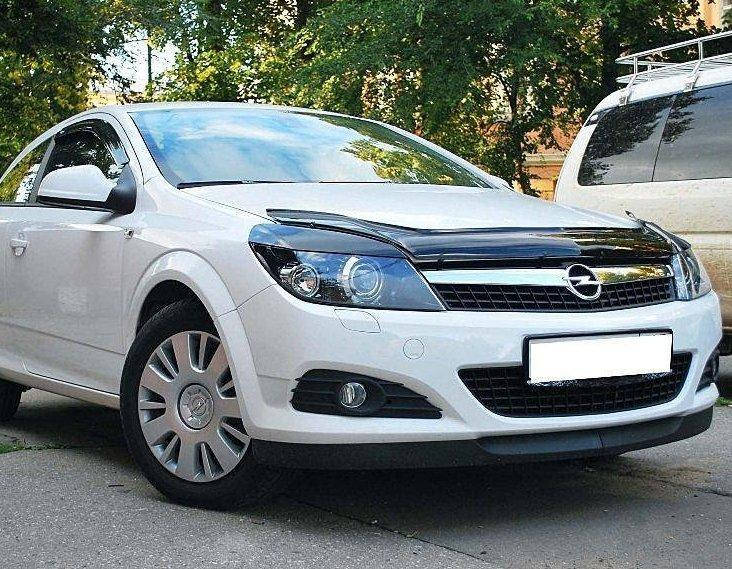 

Дефлектор на капот (мухобойки) Opel Astra H 2004-