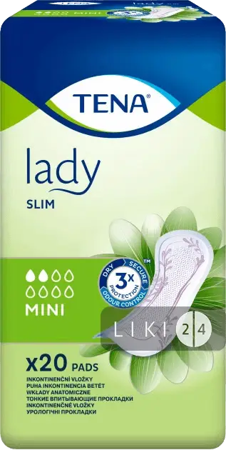 

Урологические прокладки Tena Lady Slim Mini 20 шт