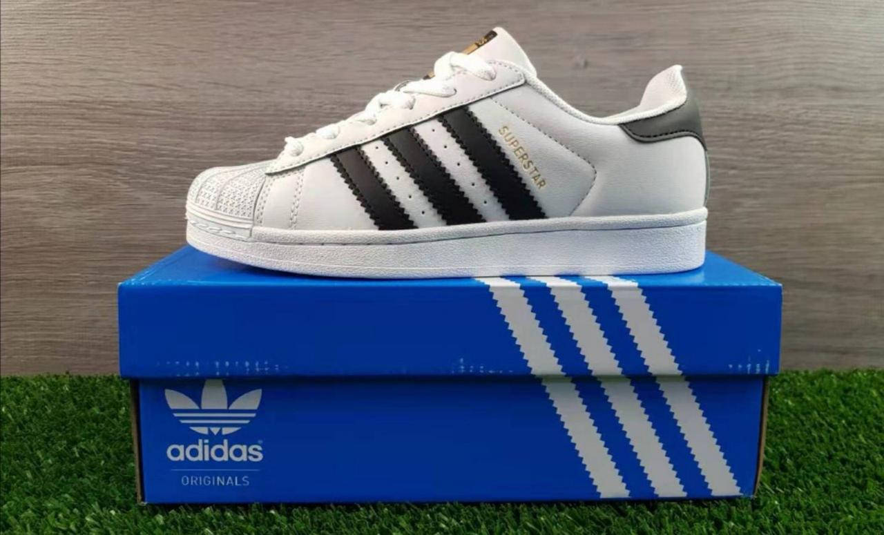 

Женские кроссовки Adidas Superstar кожаные белые, Белый