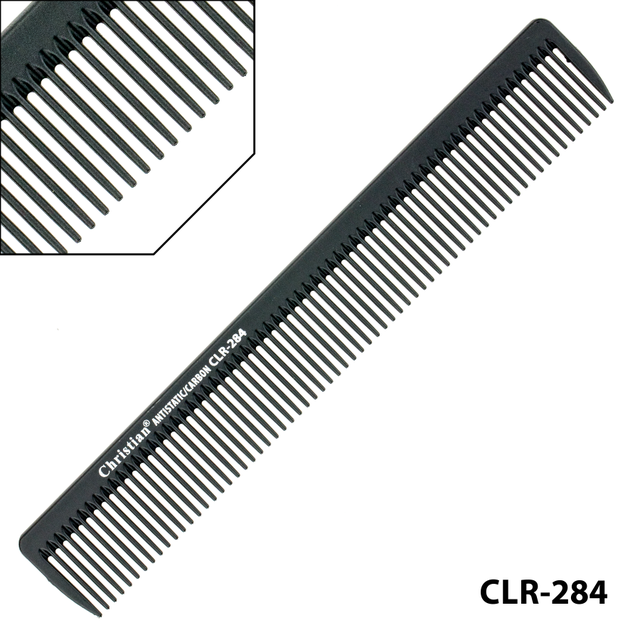 

Гребешок карбоновый антистатический среднезубый CLR-284