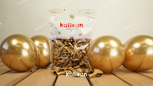 

Латексные шарики Kalisan 5" (12 см) Хром Gold золото