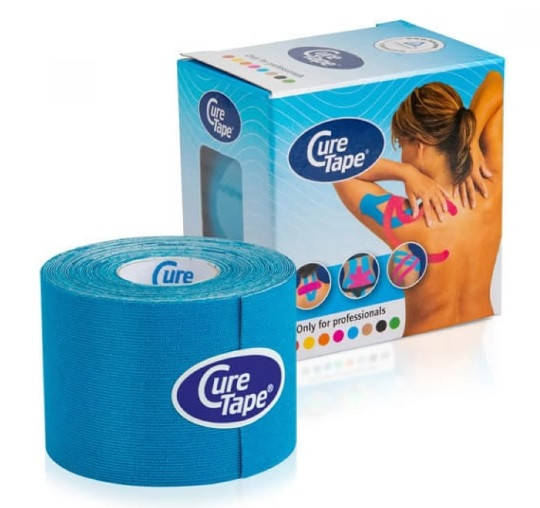 

Кинезио тейп CURETAPE Classic (Южная Корея) Голубой