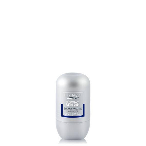 

Byphasse 24h Men Deodorant Groovy Paradise Дезодорант роликовый дезодорант 50 мл