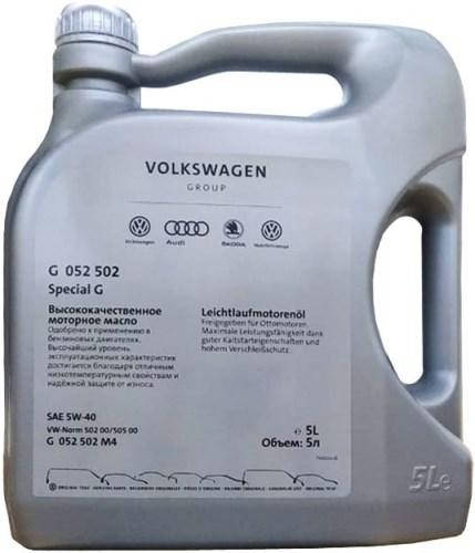 

Масло моторное VAG Special G 5W-40, 5л