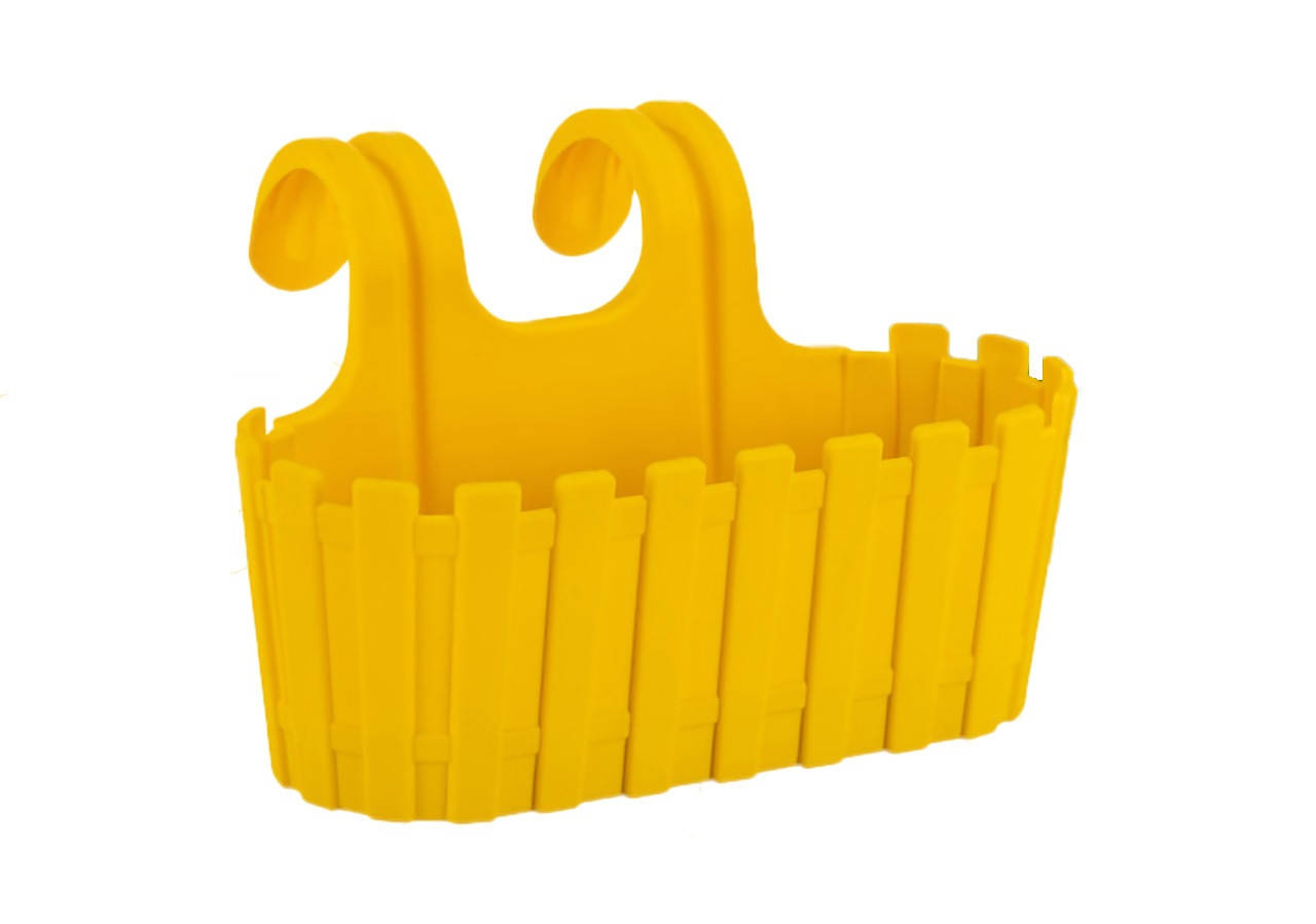 

Вазон для цветов Poliwork Akasya Easy Hanger подвесной овальный 3 л 29 x21 x 18 см, Цвет Желтый
