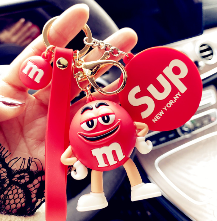 

Брелок на рюкзак, ключи M&M Красный