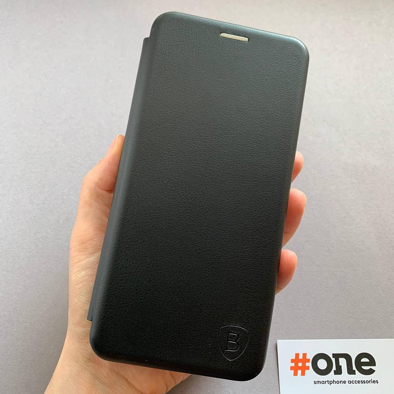 

Чехол книга для Samsung Galaxy A42 с подставкой с магнитом книжка на телефон самсунг а42 черная STN, Черный