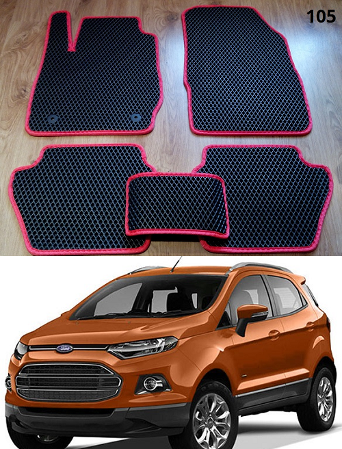 

Коврики ЕВА в салон Ford Ecosport '15-, Черный