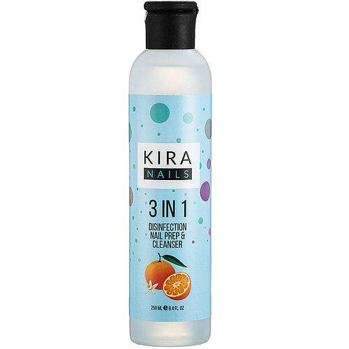 

Kira Nails 3 in 1 средство для снятия липкого слоя дезинфекции и обезжиривания ногтей, 250 мл