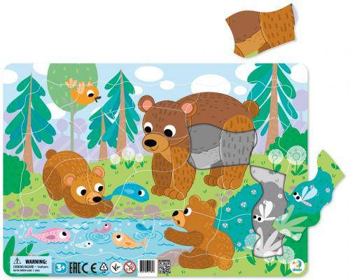 

Рамка-вкладыш DoDo в рамке "Мишки" 21 элемент R300221