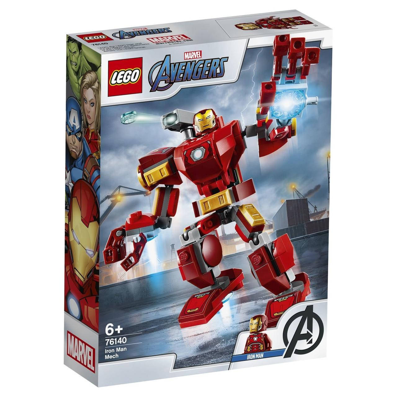 

LEGO ЛЕГО Marvel Super Heroes Робокостюм Железного Человека 76140
