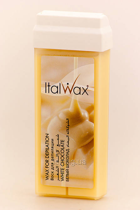 

ItalWax Воск в кассетах с широким роликом,100 мл - Белый шоколад