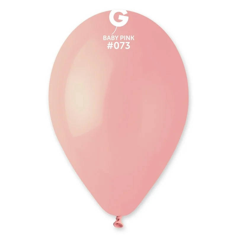 

Латексный воздушный шар 10’’ (25см) BABY PINK (#073) GEMAR, Розовый