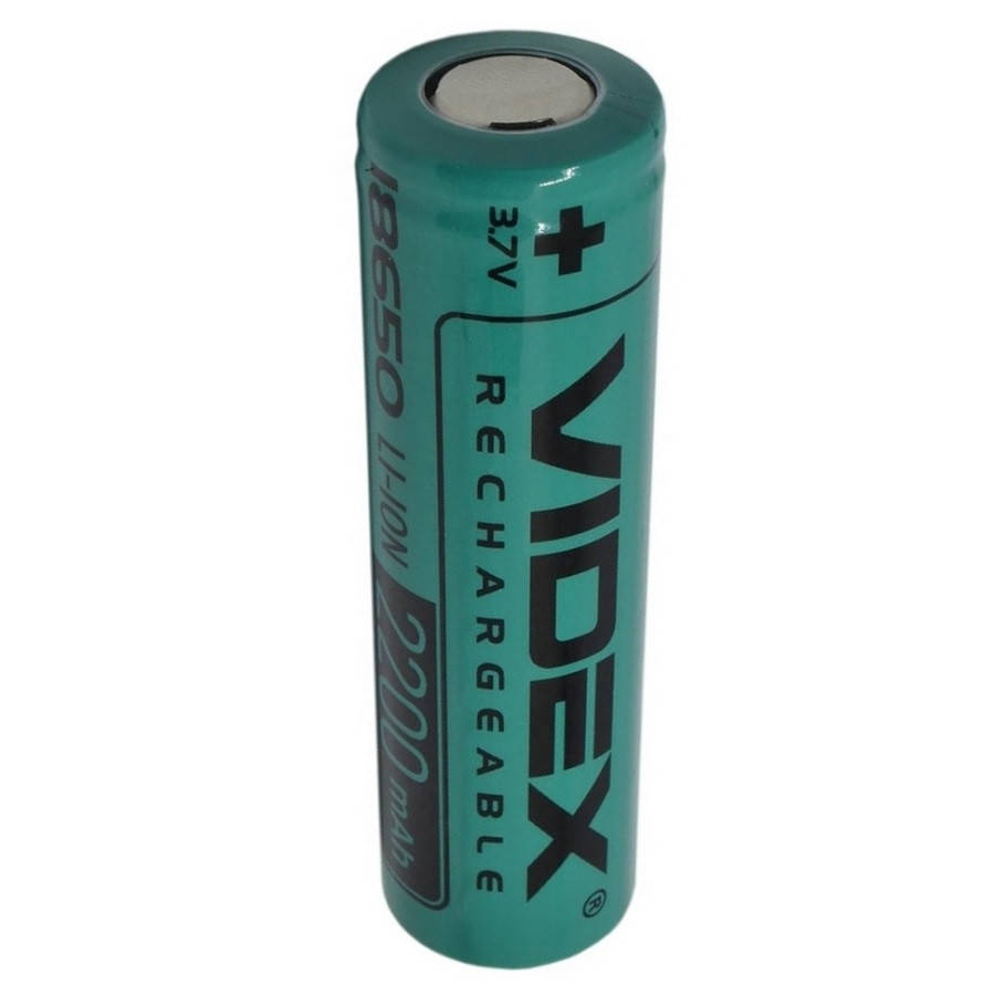

Аккумулятор Videx Li-Ion 18650 2200mAh (без защиты)