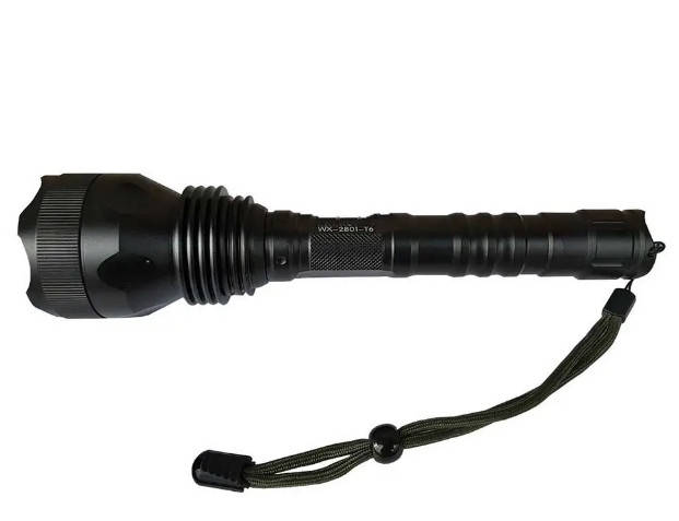 

Фонарь подствольный WimpeX WX-2801-T6 + выносная кнопка + ЗУ220/12В + 2х18650, Черный