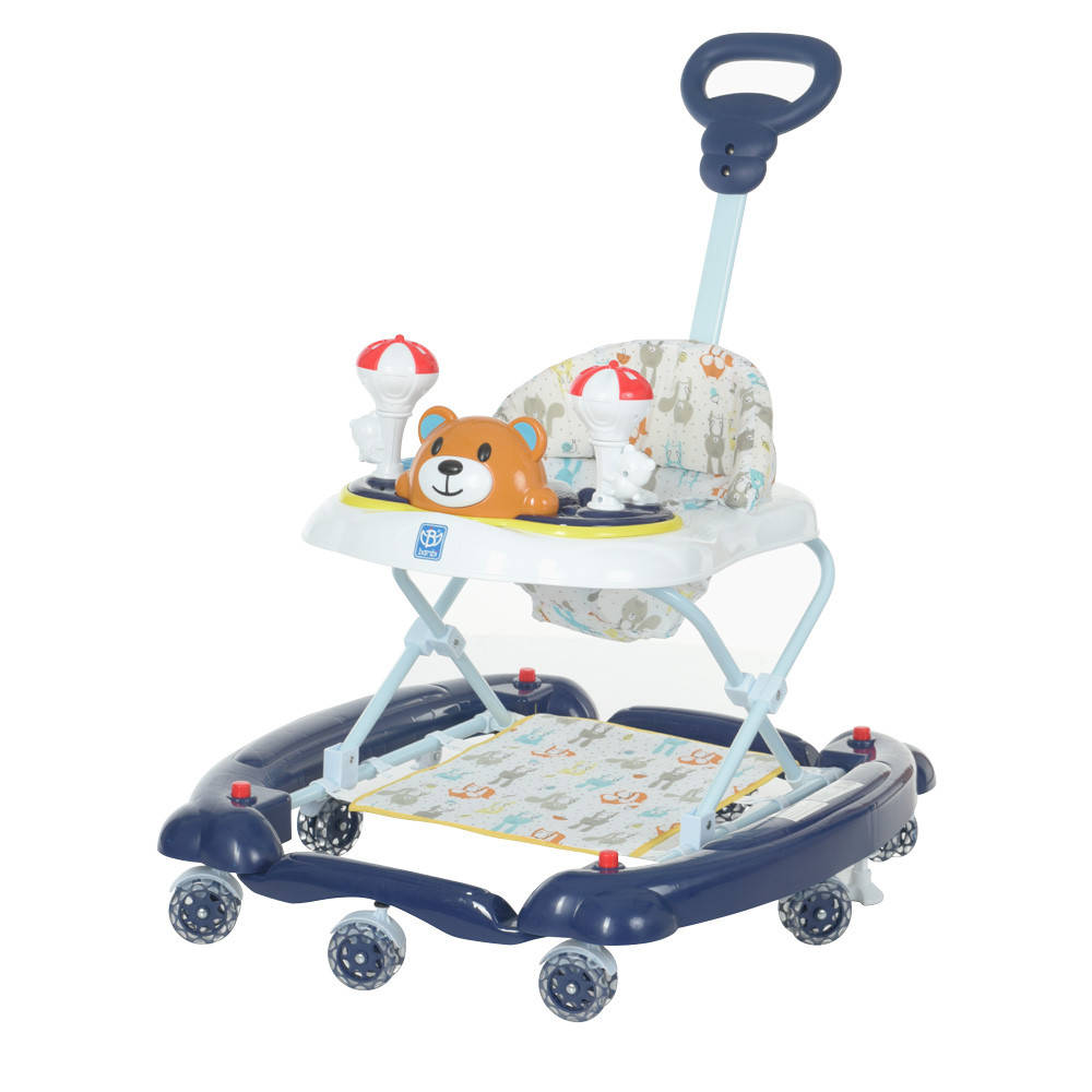 

Ходунки детские 5 в 1 (звук, свет, игровая панель) Bambi M 3656A-S-3 Мишка Синий