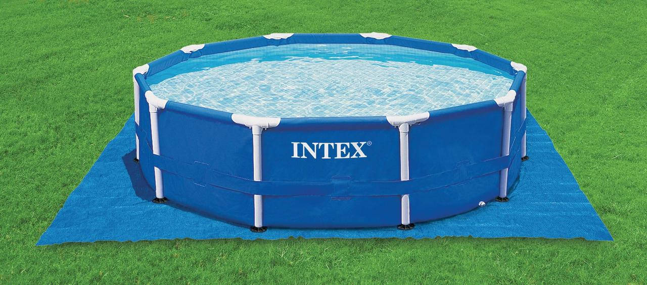 

Подстилка под бассейн Intex 28048 472х472 см, для бассейна 244, 305, 366, 457 см квадратная