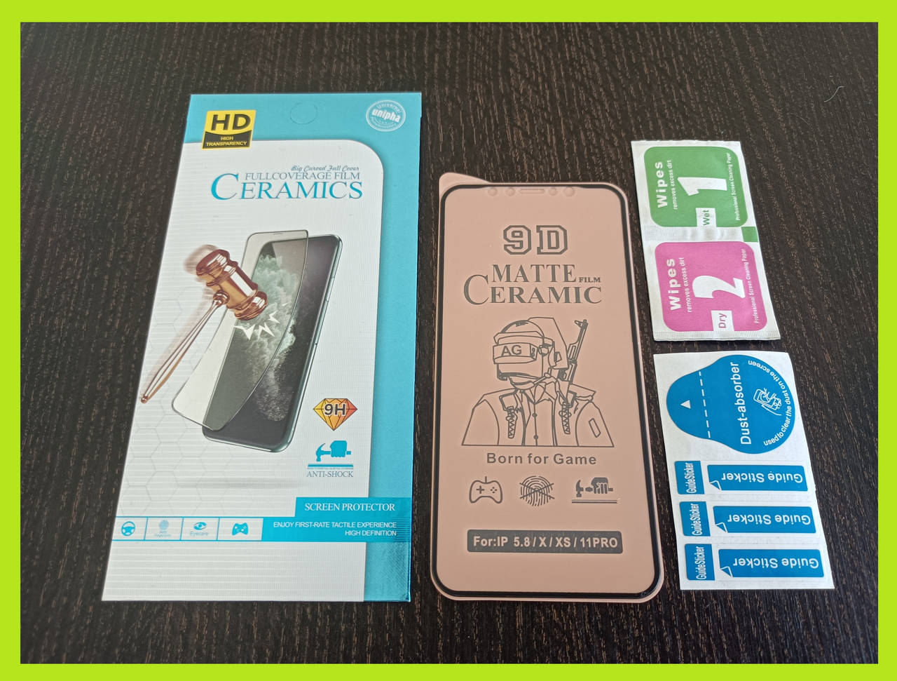 

Защитное матовое стекло Ceramic Matte iPhone X/XS/11 Pro Black, Черный