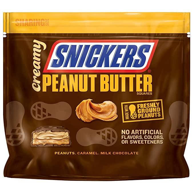 

Конфеты SNICKERS Creamy Peanut Butter Candy Bars 218.3g
