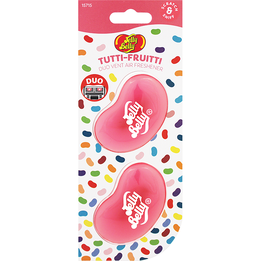 

Освежитель воздуха для авто 3D мини 2шт. Тутти-Фрутти Jelly Belly арт.15715