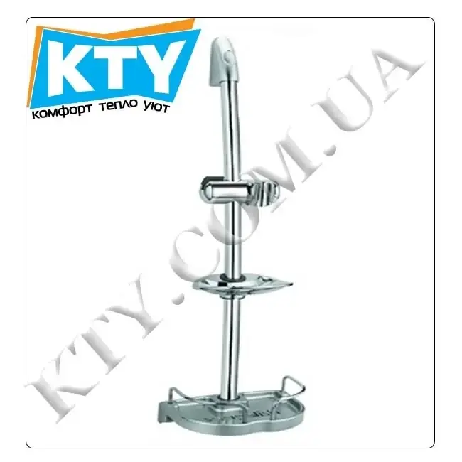 

Стойка для душа металлическая Dishi L106-TP-C двойная мыльница Nozzle