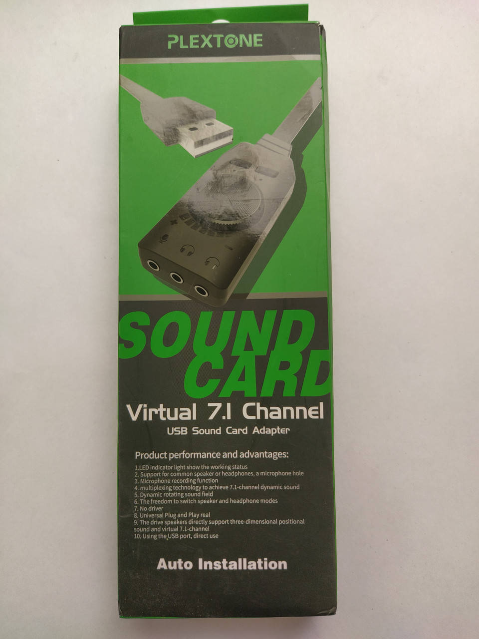 

USB Звуковая карта Plextone