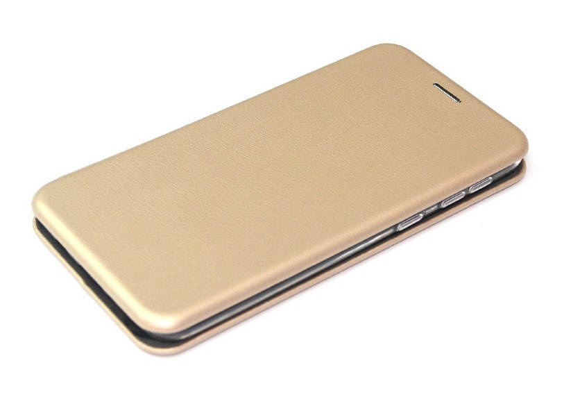 

Чехол книжка для Samsung M21 / Чехол книжка для Самсунг М21 (золотистый цвет) на магните с отделом для карт